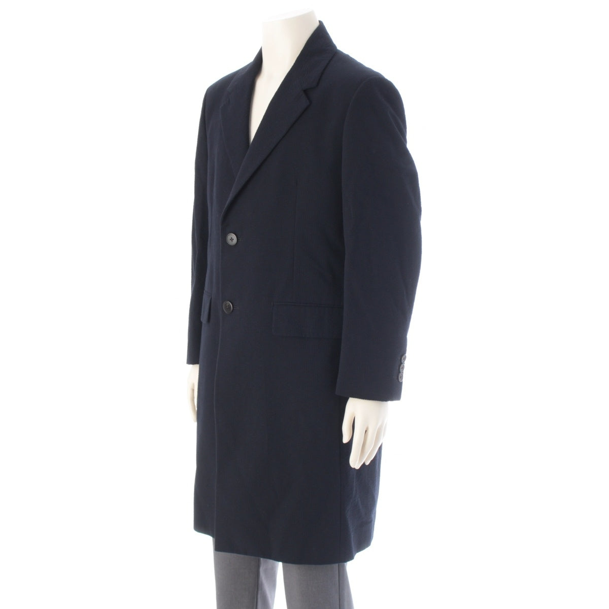 PRADA cotton Seersucker Chester Jacket coat Navy 50R