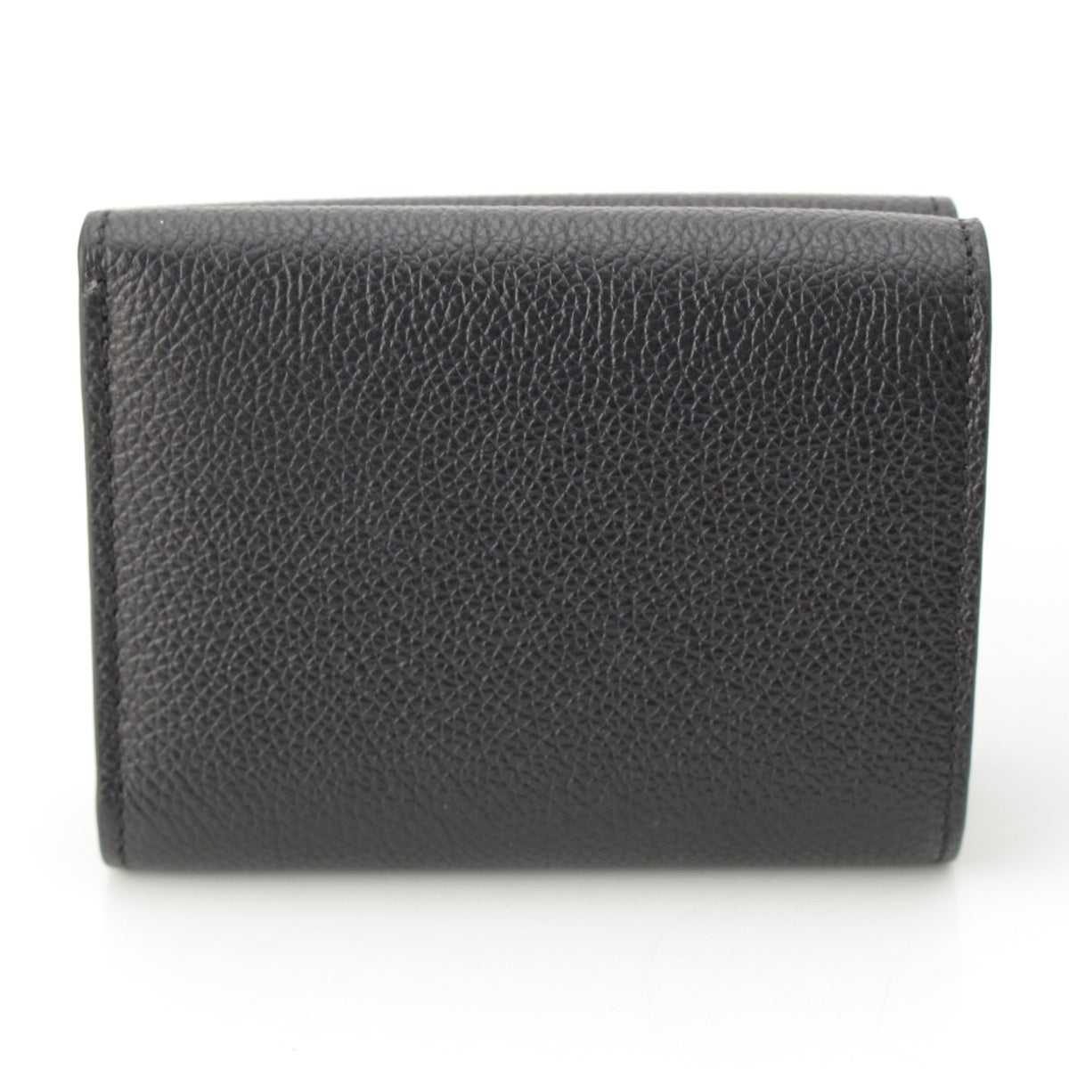 LOEWE pebble grain calfskin Pebble Trifold Wallet Tri-fold wallet black