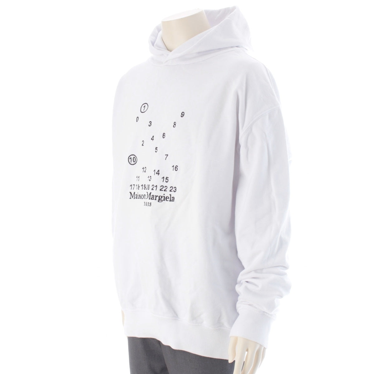 Maison Margiela Calendar Graphics Parker tops S50GU0202 white S