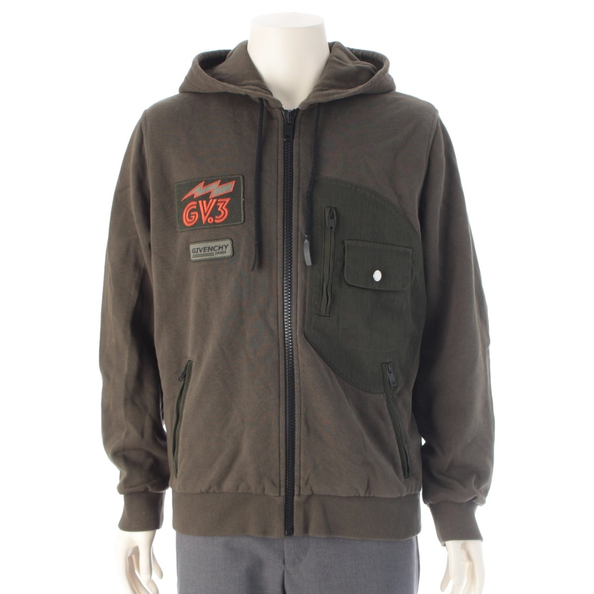 Givenchy Military zip up Parker BM70913003 khaki M