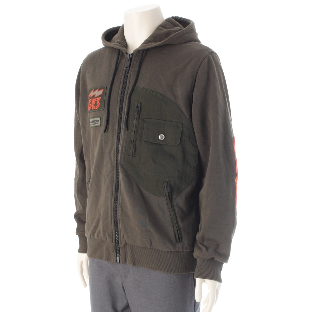 Givenchy Military zip up Parker BM70913003 khaki M