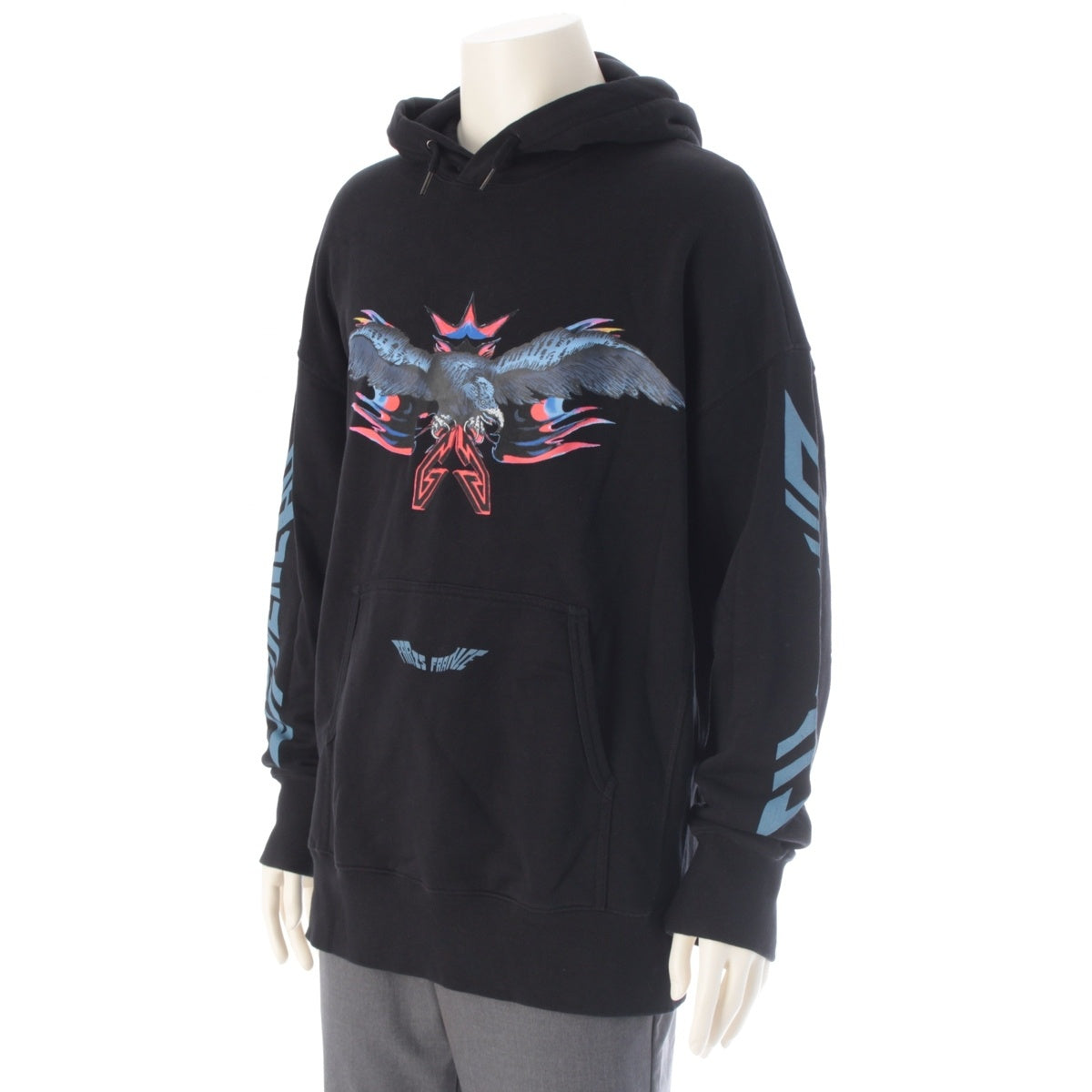 Givenchy Eagle Print Sweat Hoodie Parker tops BMJ02B30AF black L