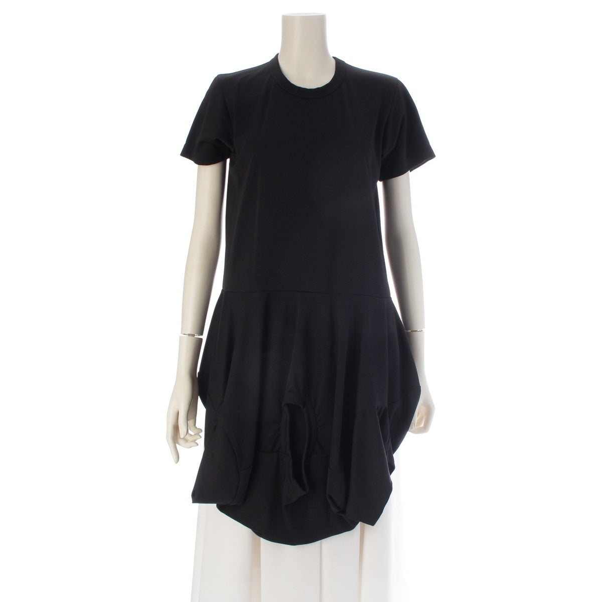 COMME des GARCONS T-shirt docking, transformable, 2-way, short-sleeved tops one piece GK-T010 black XS