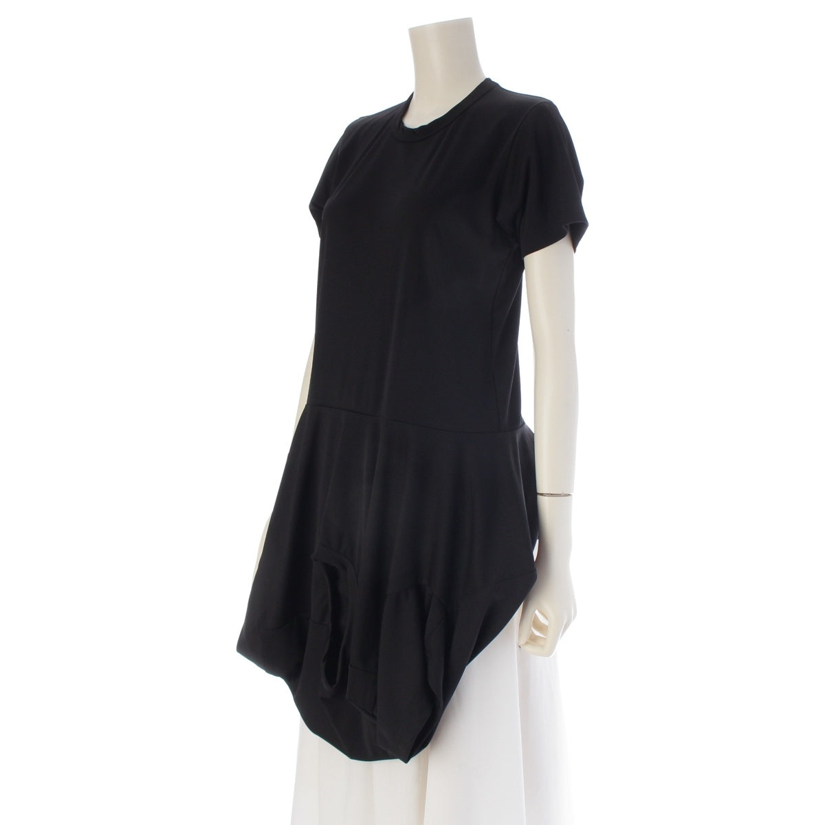COMME des GARCONS T-shirt docking, transformable, 2-way, short-sleeved tops one piece GK-T010 black XS