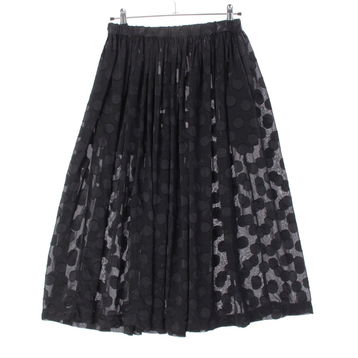 COMME des GARCONS Sheer Dots Long skirt Bottoms GG-S022 black M