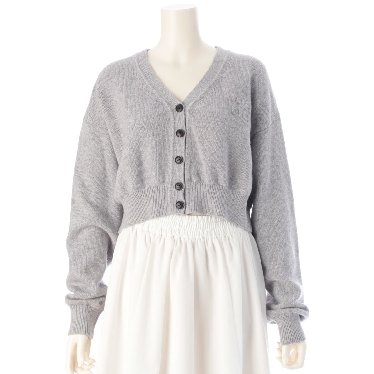 Alexander Wang Tee Cropped cardigan tops gray S