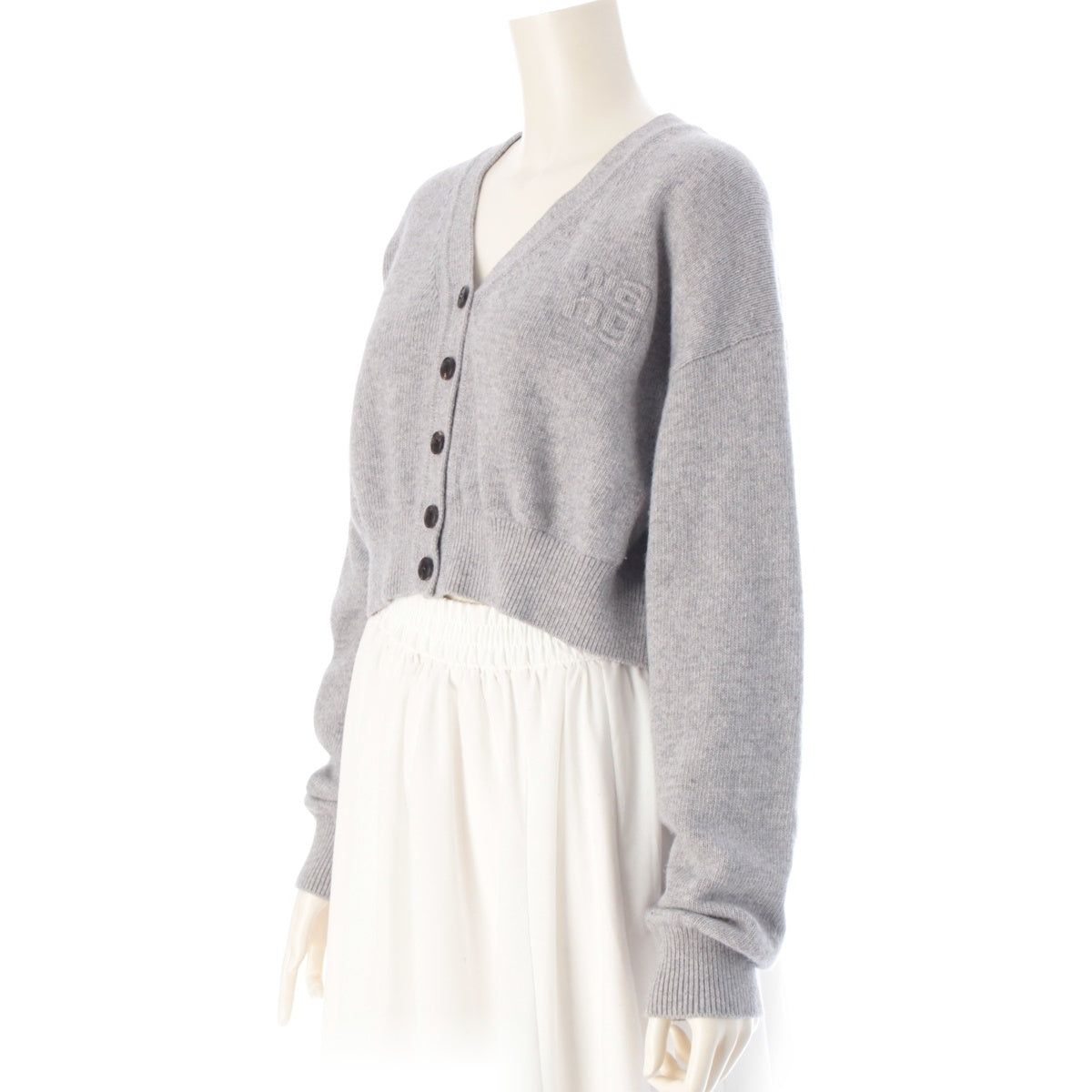 Alexander Wang Tee Cropped cardigan tops gray S