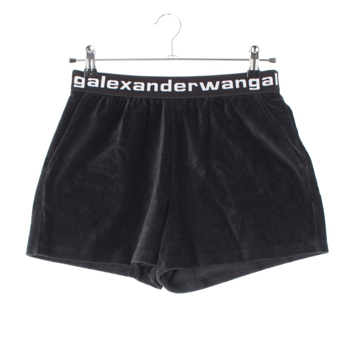 Alexander Wang Corduroy Logo Short Pants Bottoms black XS
