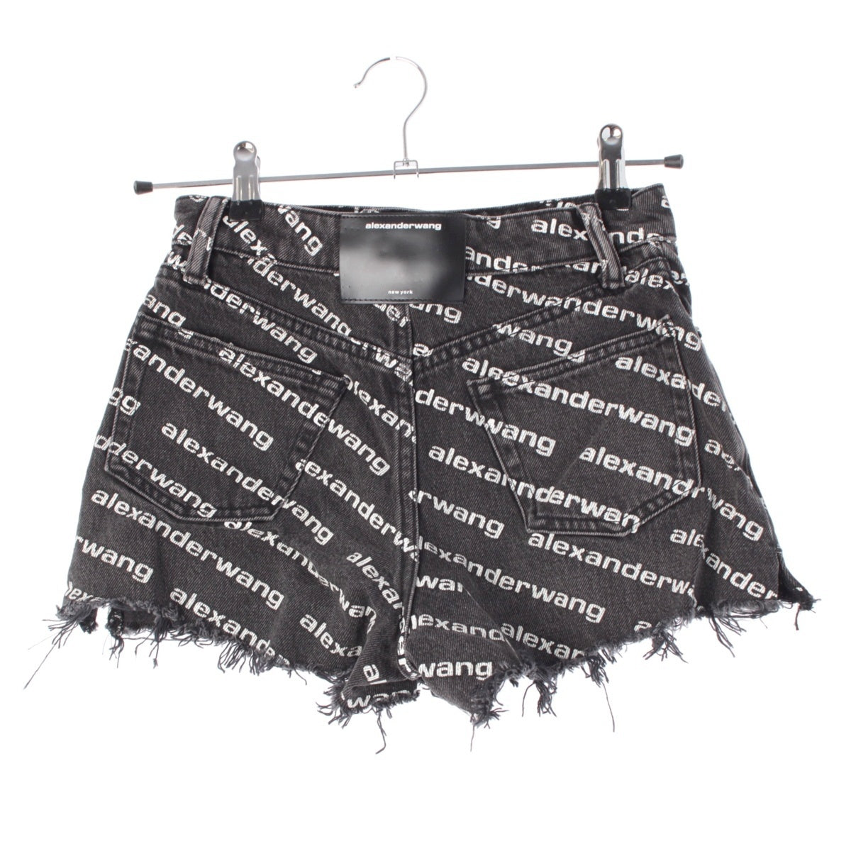 Alexander Wang denim Logo Short Pants Bottoms black 23