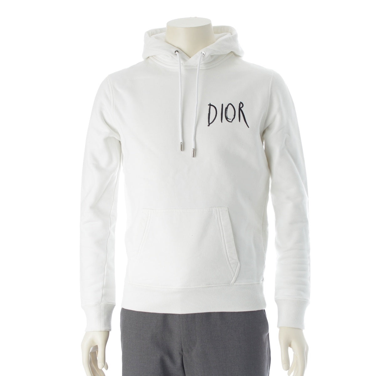 Dior RAYMOND PETTIBON Embroidery Logo Parker tops 943J600E0531 white XS