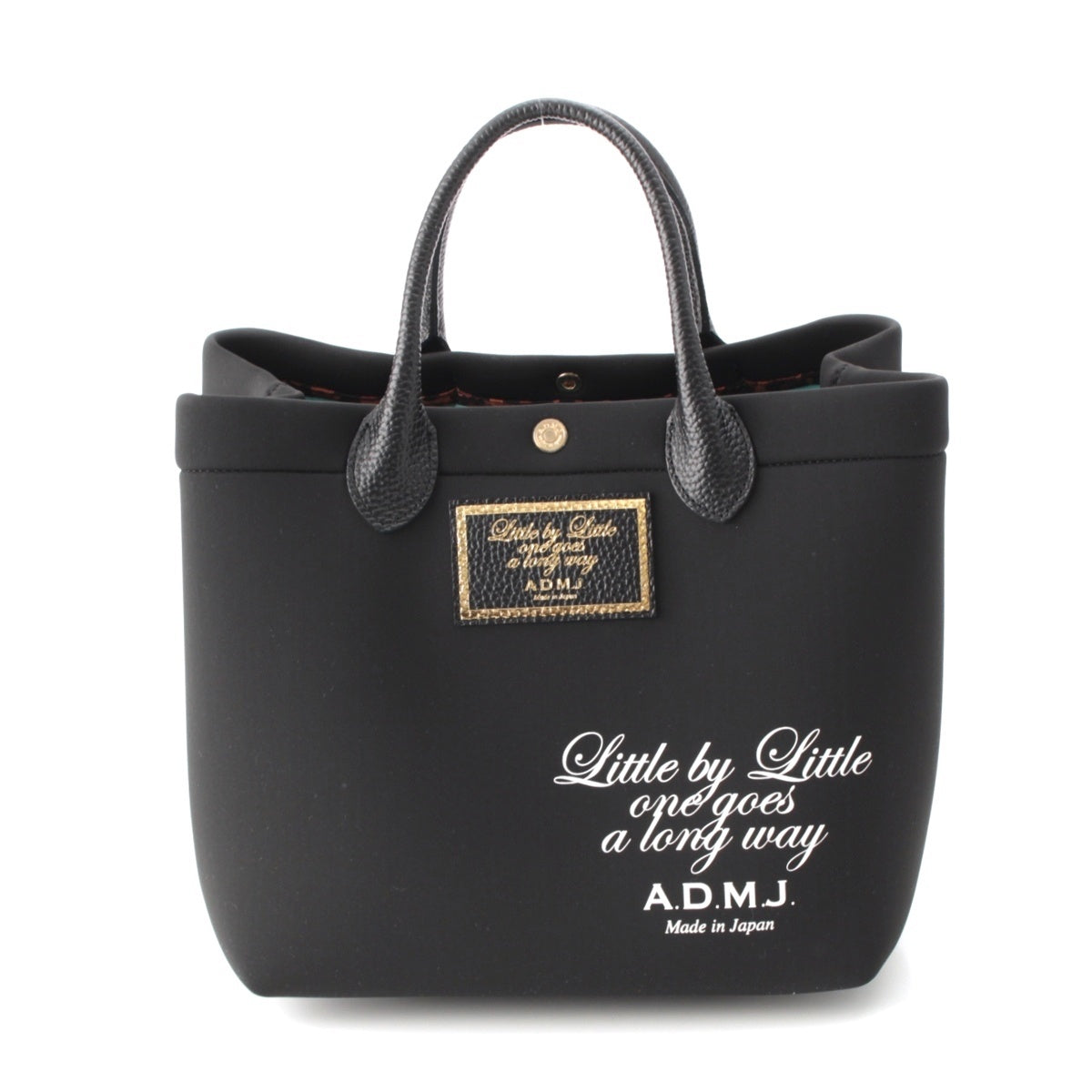 ADMJアクセソワ The Magic Light Nylon leather Handbag black