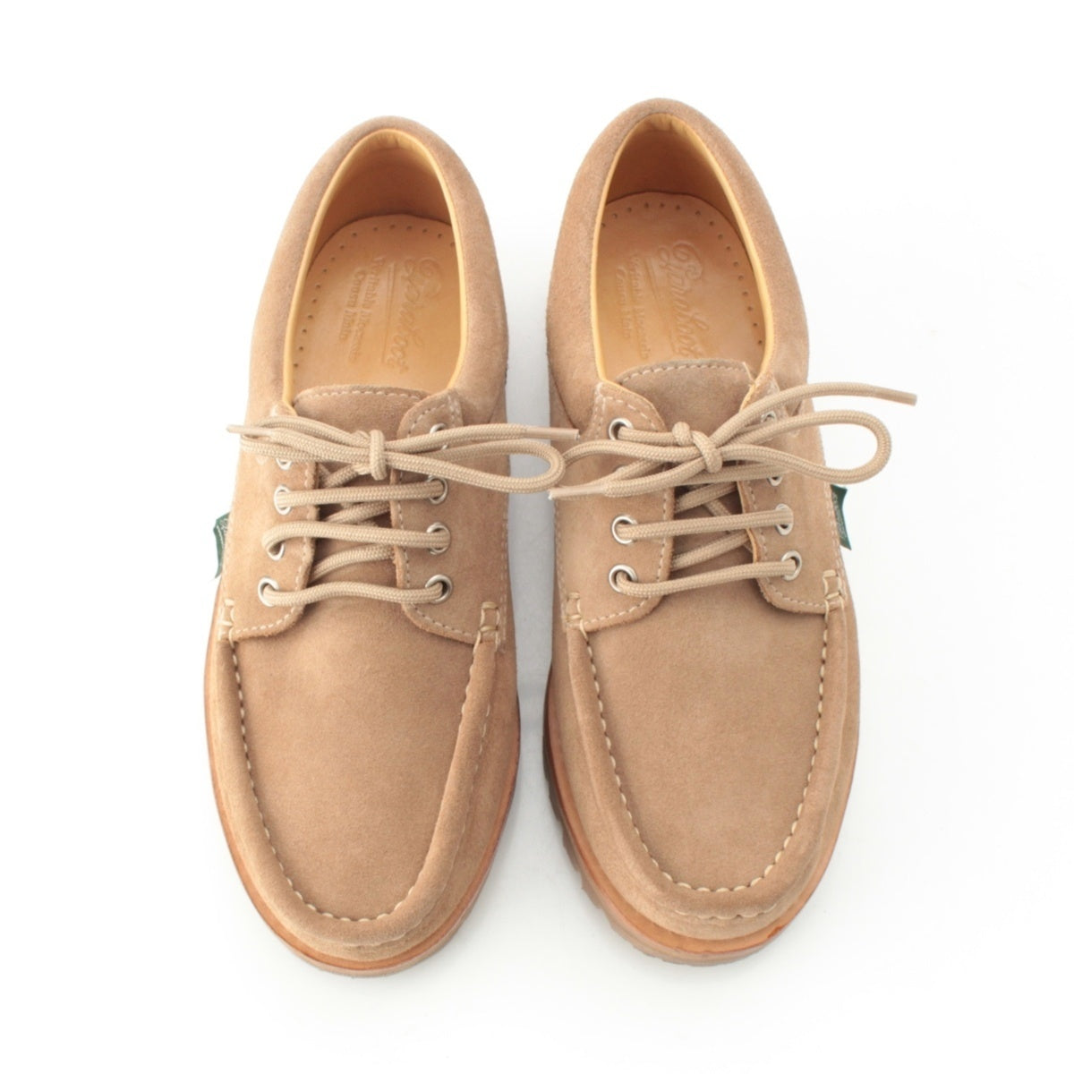 Paraboot Thiers Jeannu Suede leather Leather shoes Dress shoes MIEL-VEL MUSCADE Beige 5.5