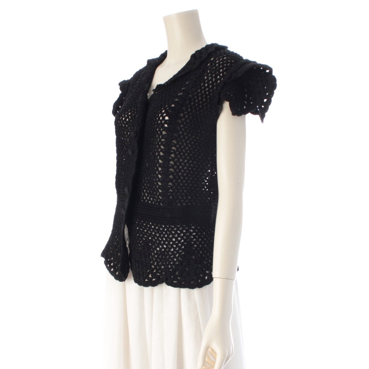 DOLCE&GABBANA cotton Knit sleeveless Best black