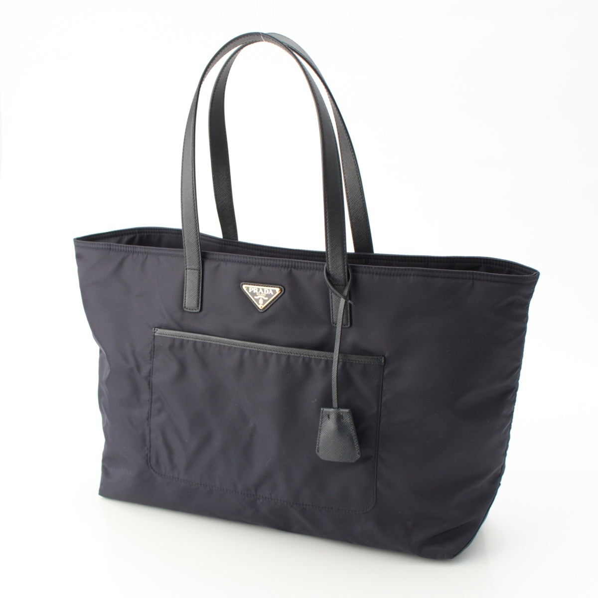 PRADA Re-Edition Re-Nylon Saffiano Large Tote Bag 1BG527 Navy TU