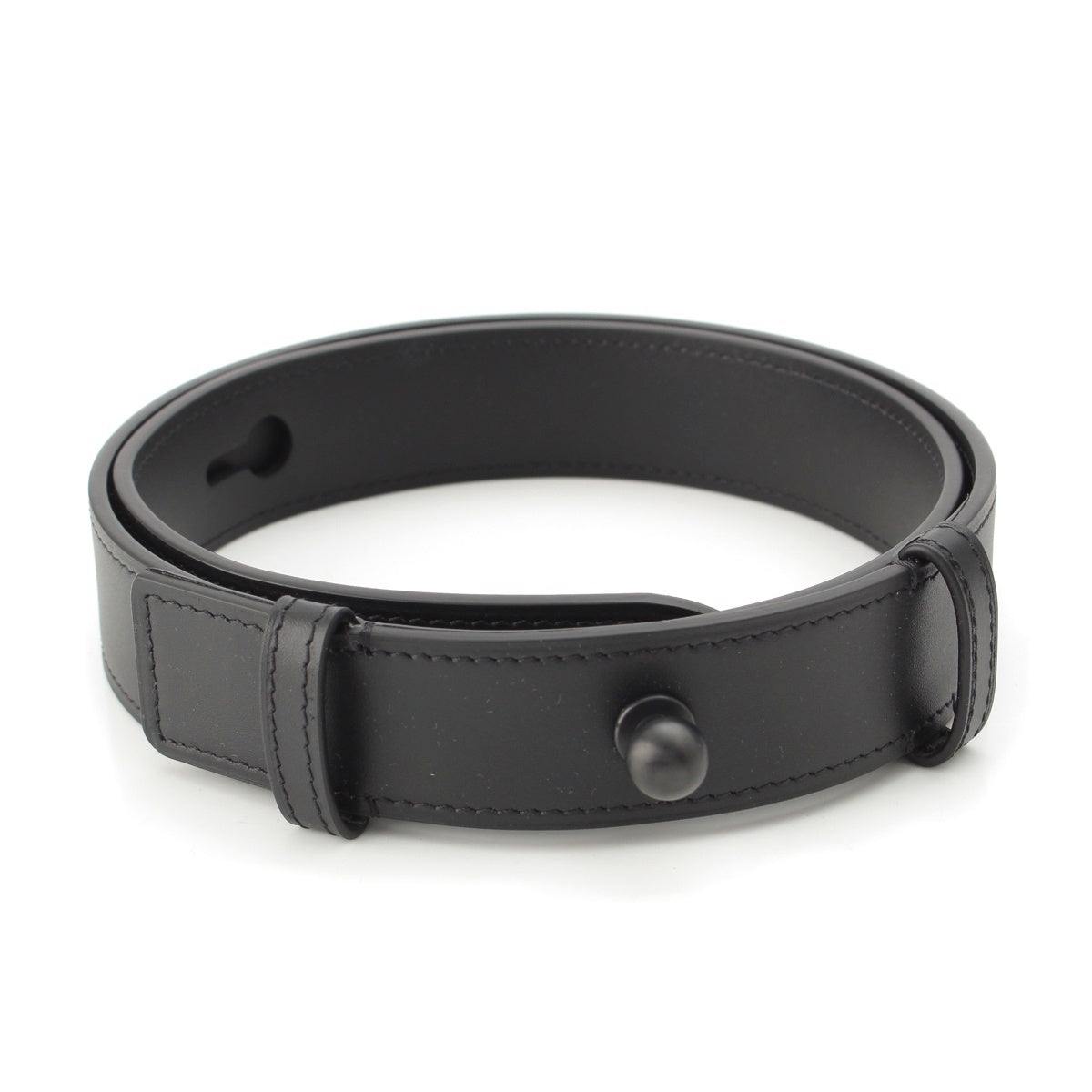 LOEWE leather Embossed logo belt 524.01015U black