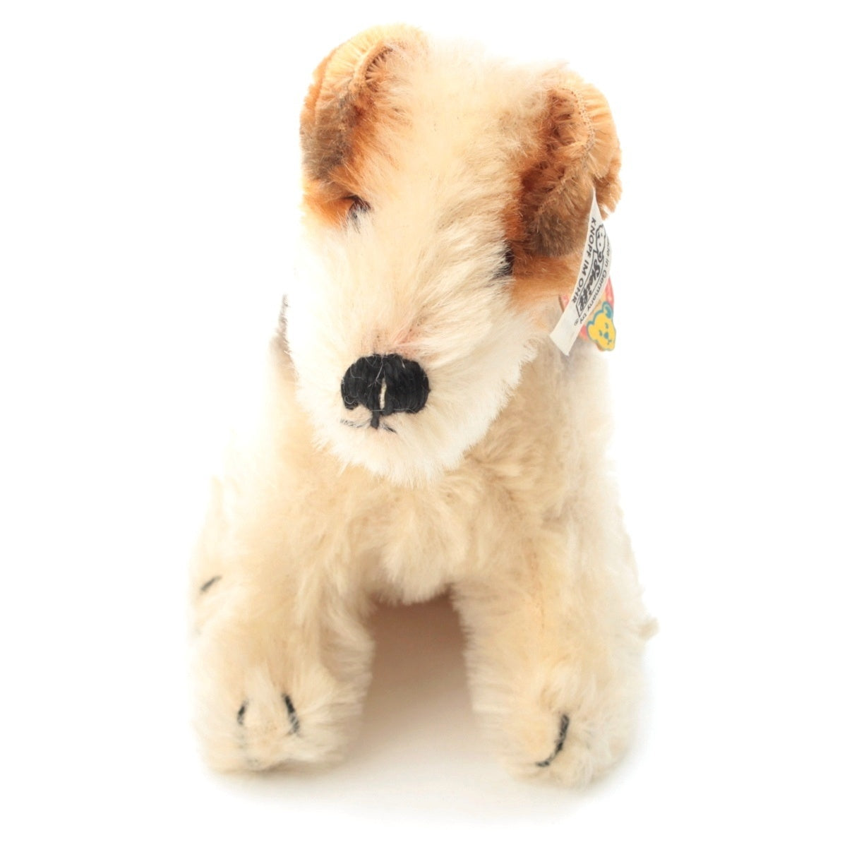 Steiff foxy Replica Fox Terrier Dog Plush Toy Toys white
