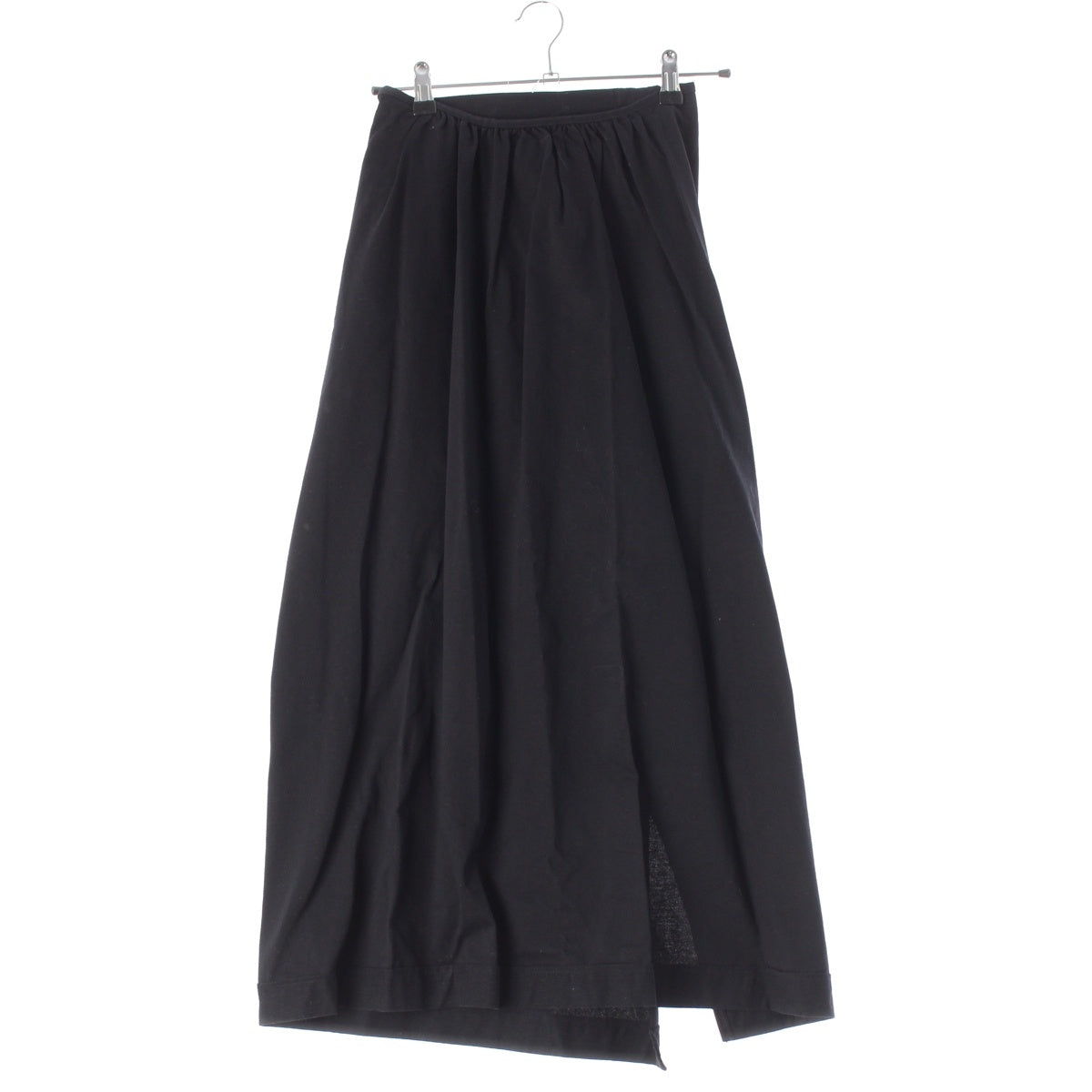 Yohji Yamamoto Y's cotton Maxi dress with a unique roll design, long length. skirt YC-T77-062 black 3
