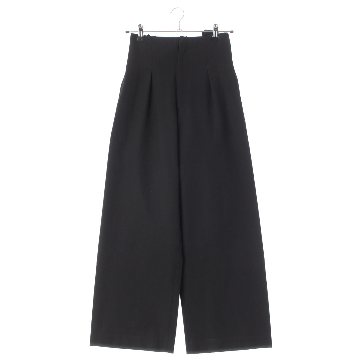 Yohji Yamamoto Y's wool Inverted Pleated overalls Pants YS-P07-100 black 2