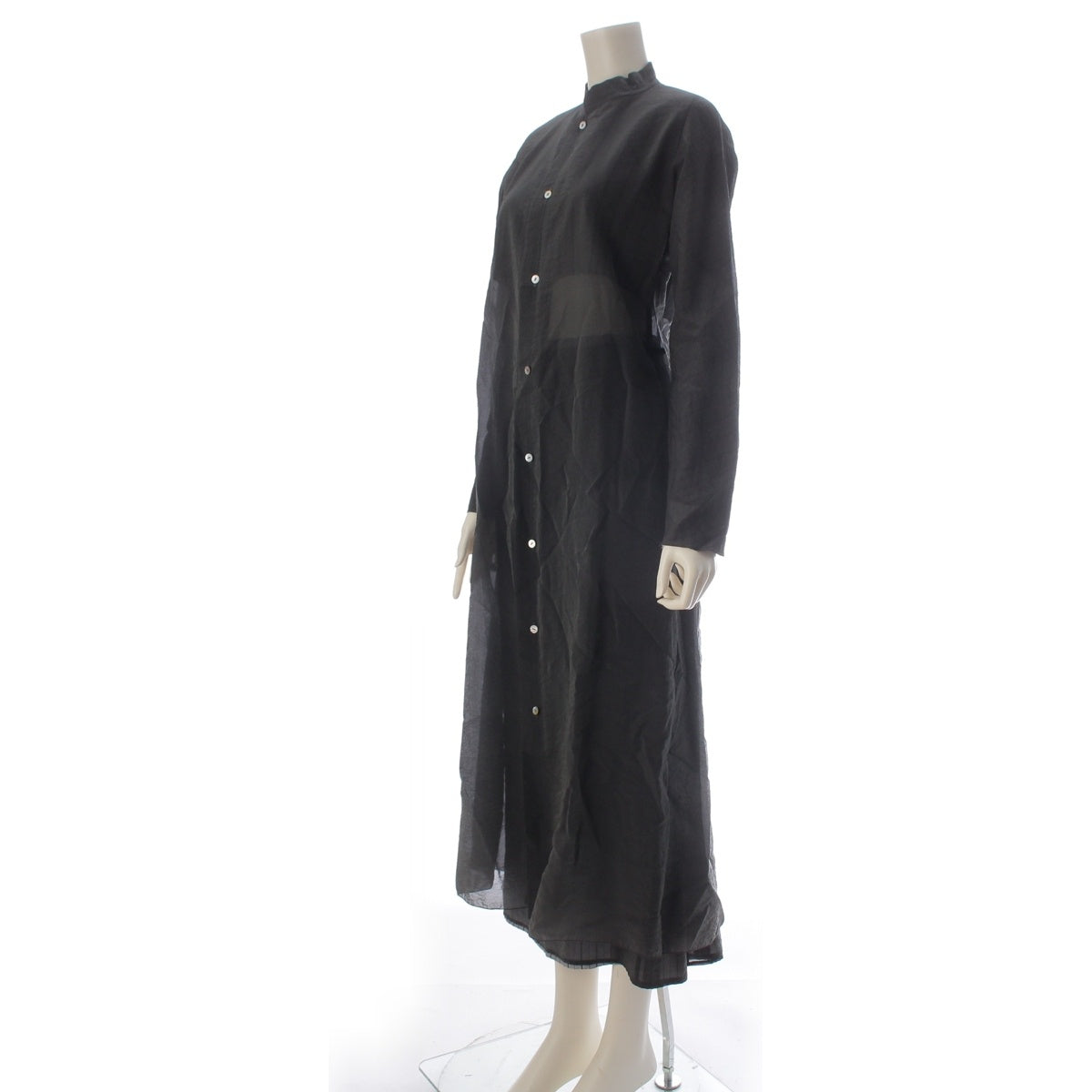 Yohji Yamamoto Y's Long shirt dress Skirt setup YC-D05-800 YC-S11-800 gray charcoal 3 2