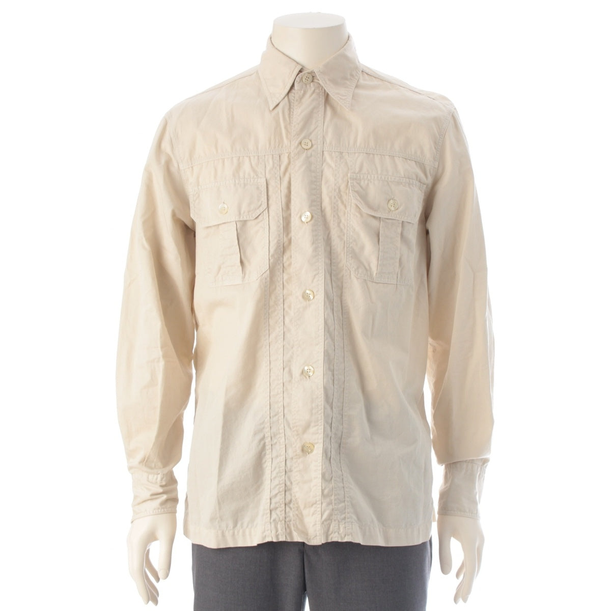 Massimo Osti Production Lightweight Long sleeve shirt Jacket tops Ivory system