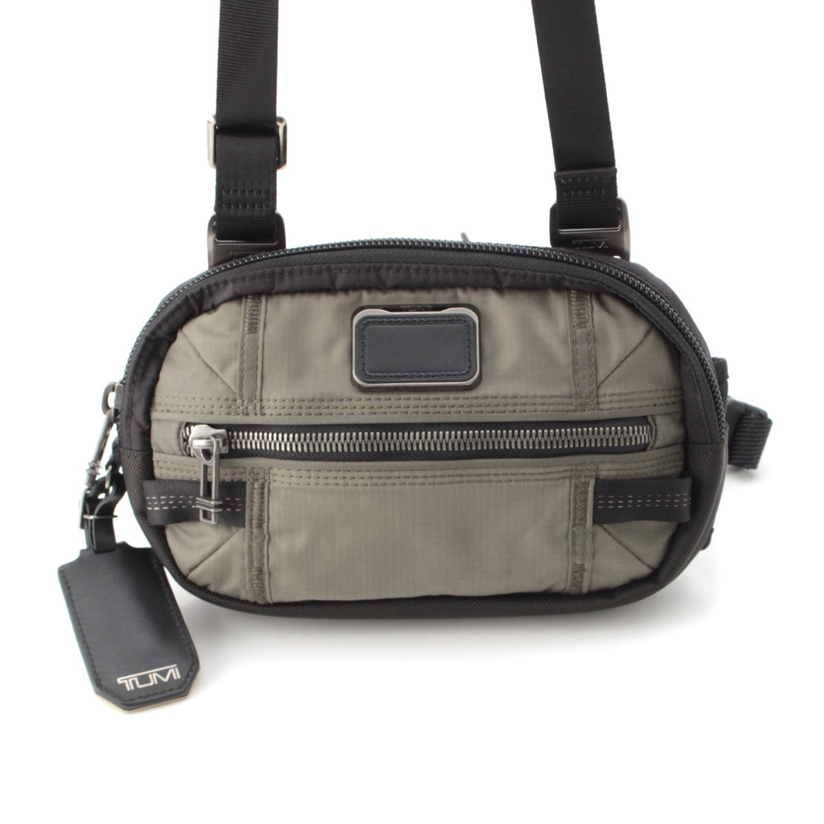 TUMI ALPHA BRAVO 3IN1 Multi body bag Waist, chest, sling pouch Khaki black