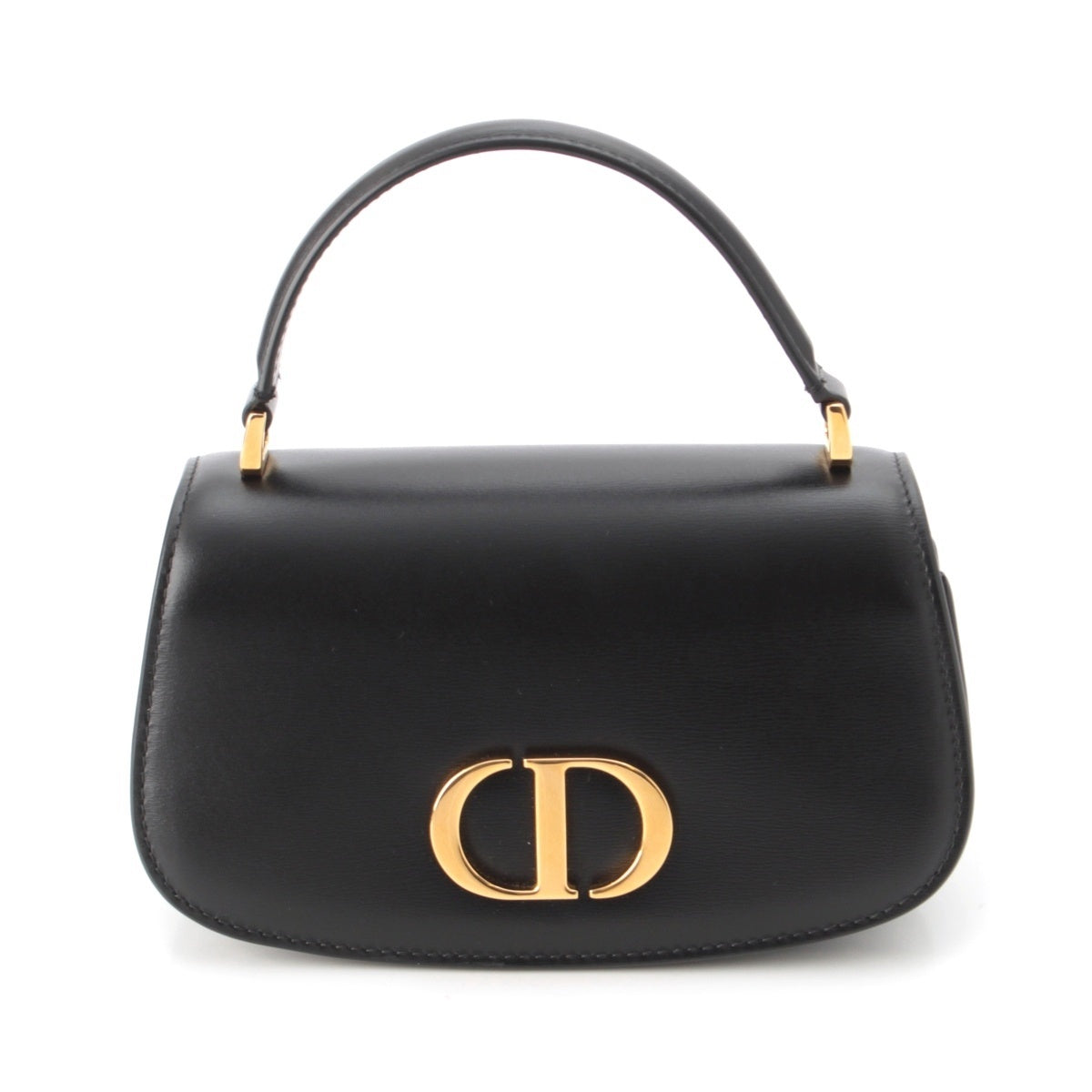 Christian Dior 30 Montaigne Avenue Calf leather 2way Shoulder Handbag black