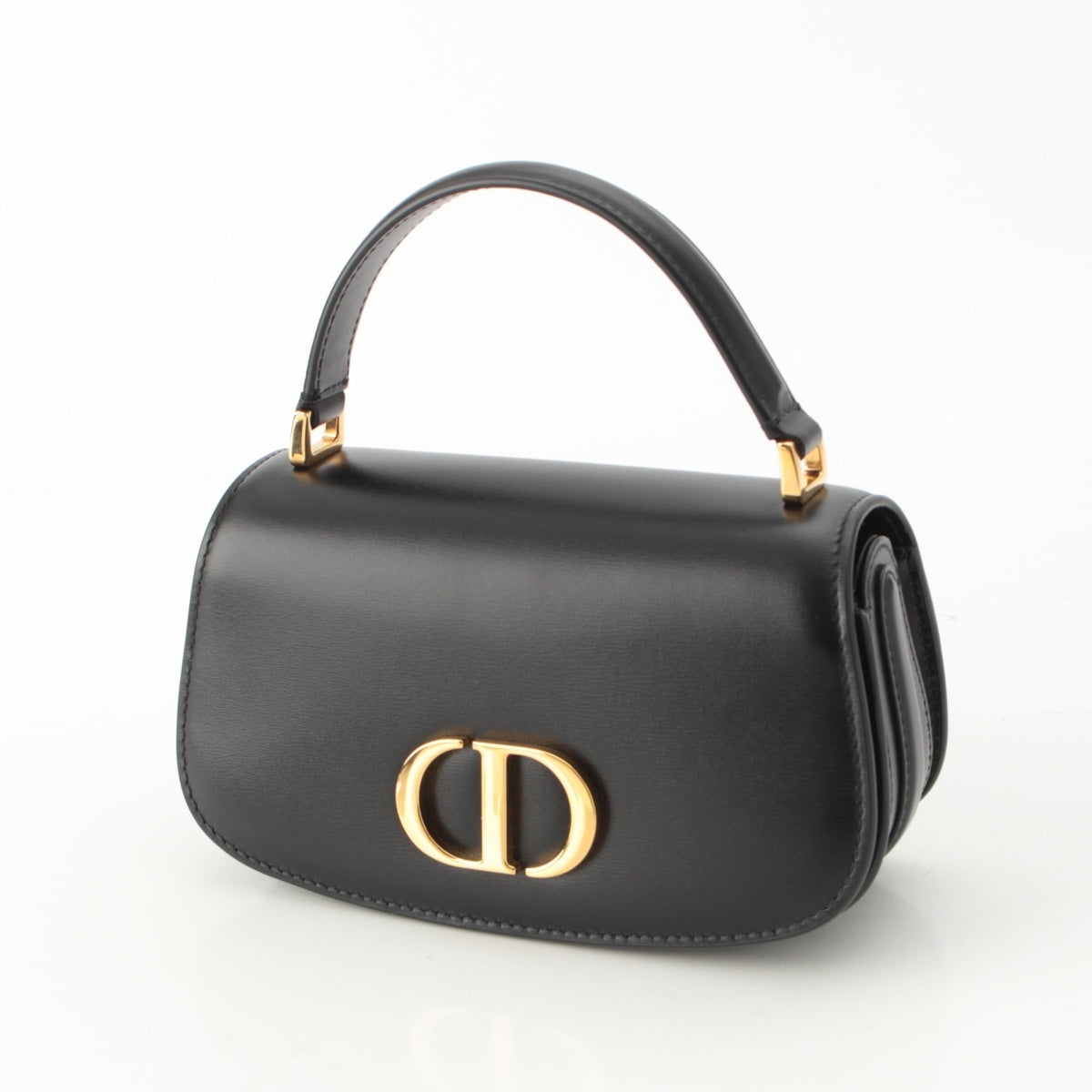 Christian Dior 30 Montaigne Avenue Calf leather 2way Shoulder Handbag black