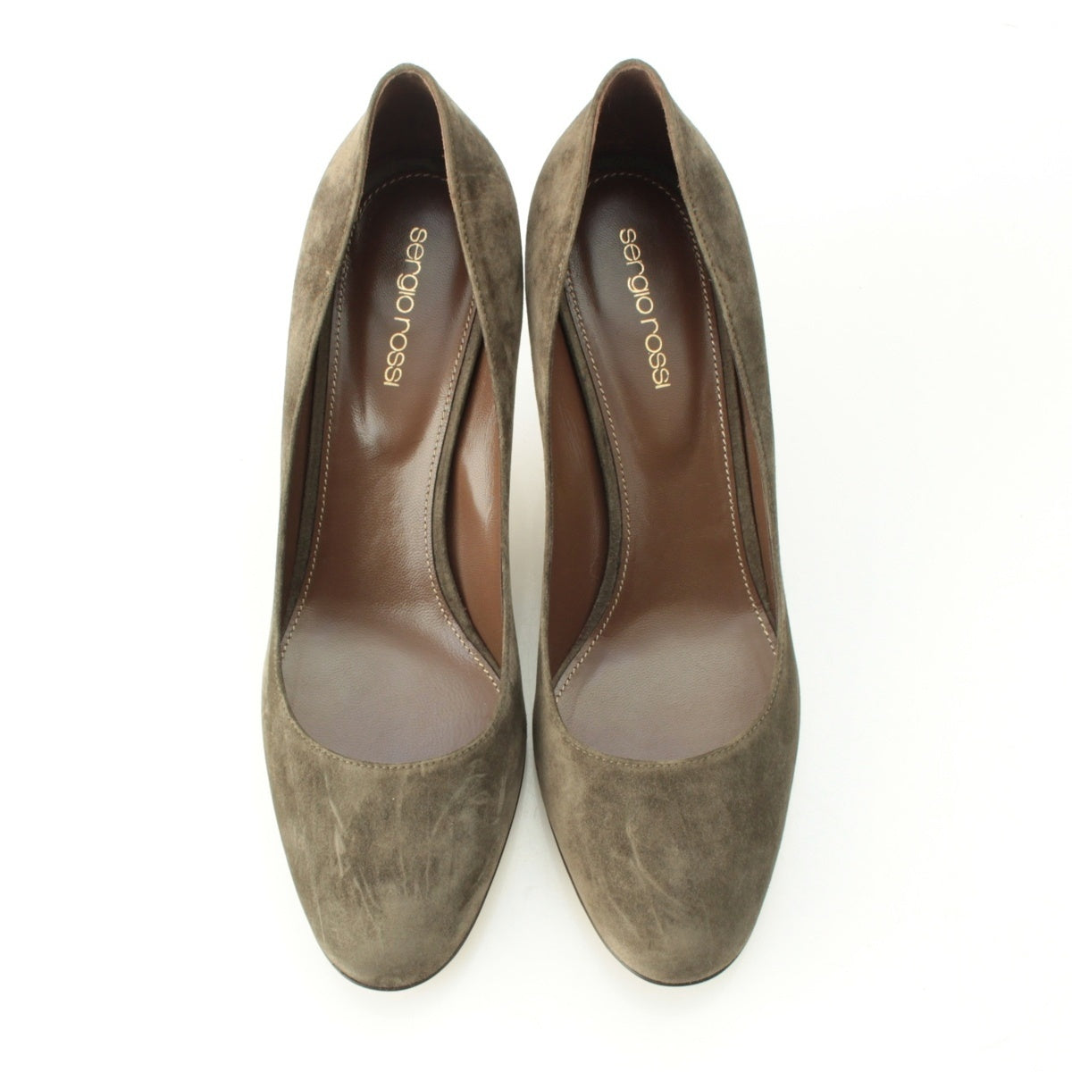Sergio Rossi Suede pumps khaki 39