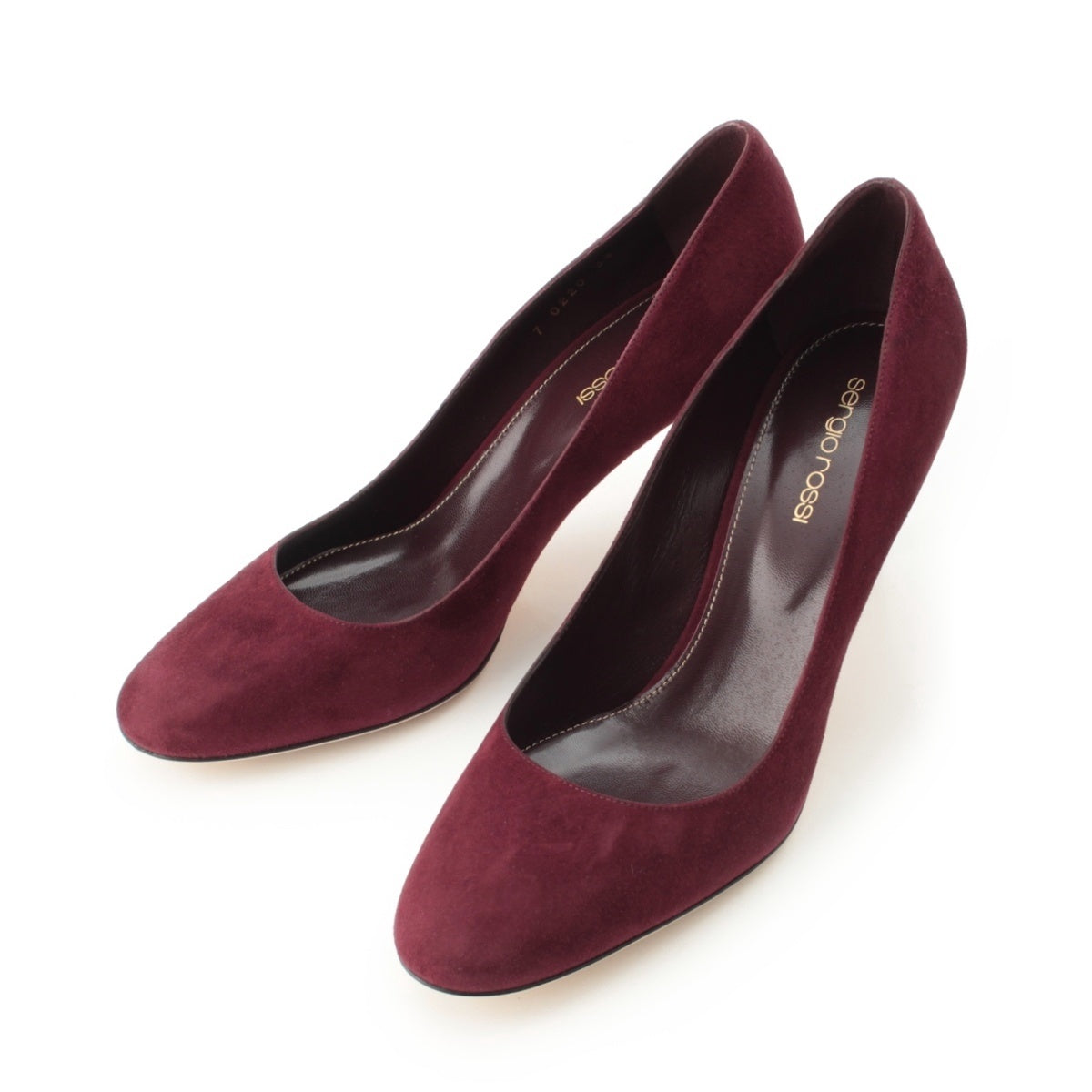 Sergio Rossi Suede pumps Bordeaux 39