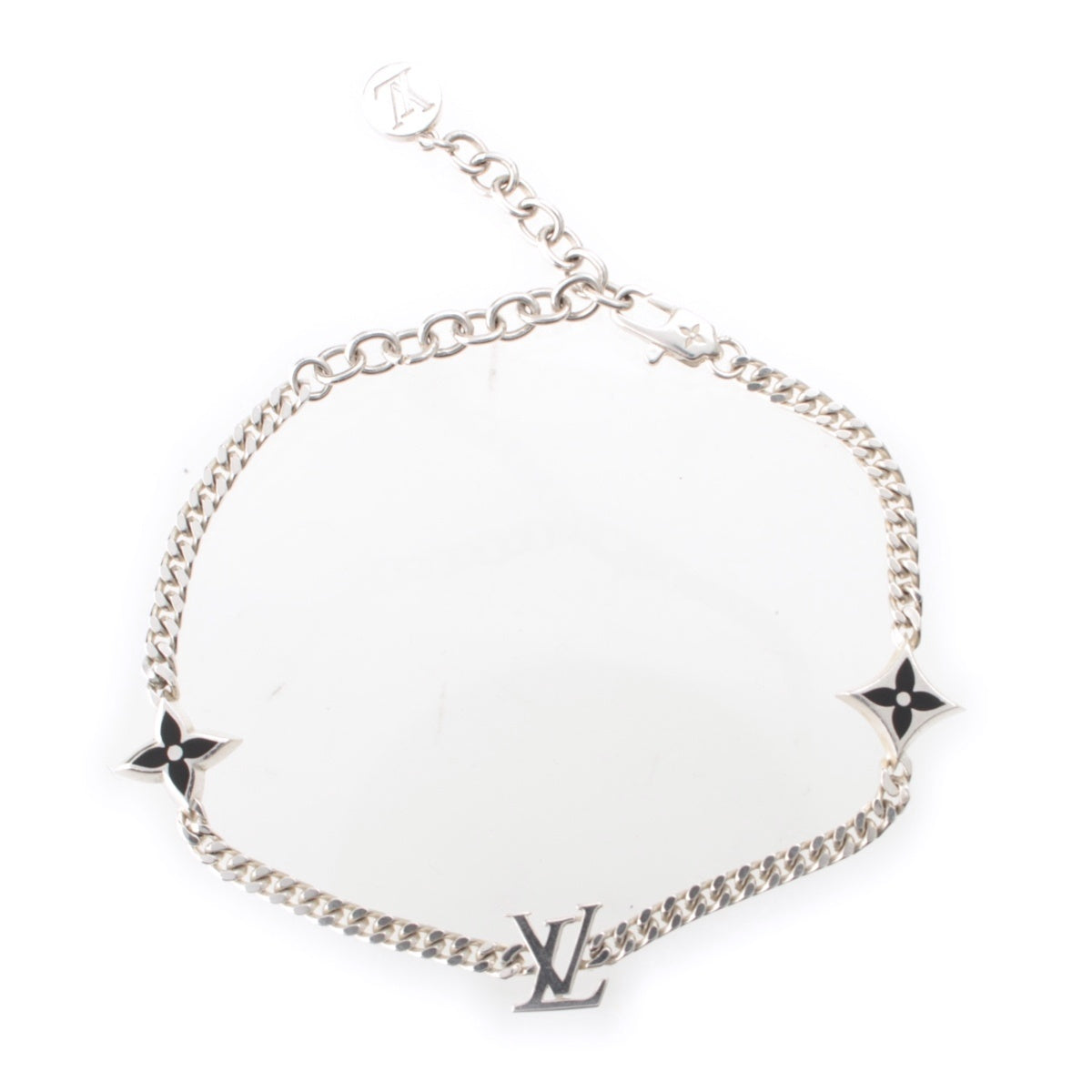 LOUIS VUITTON LV Spikes bracelet Ag925 M1520A Silver