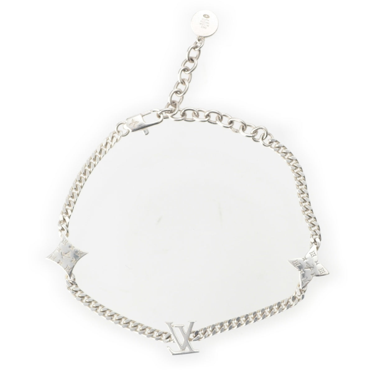 LOUIS VUITTON LV Spikes bracelet Ag925 M1520A Silver