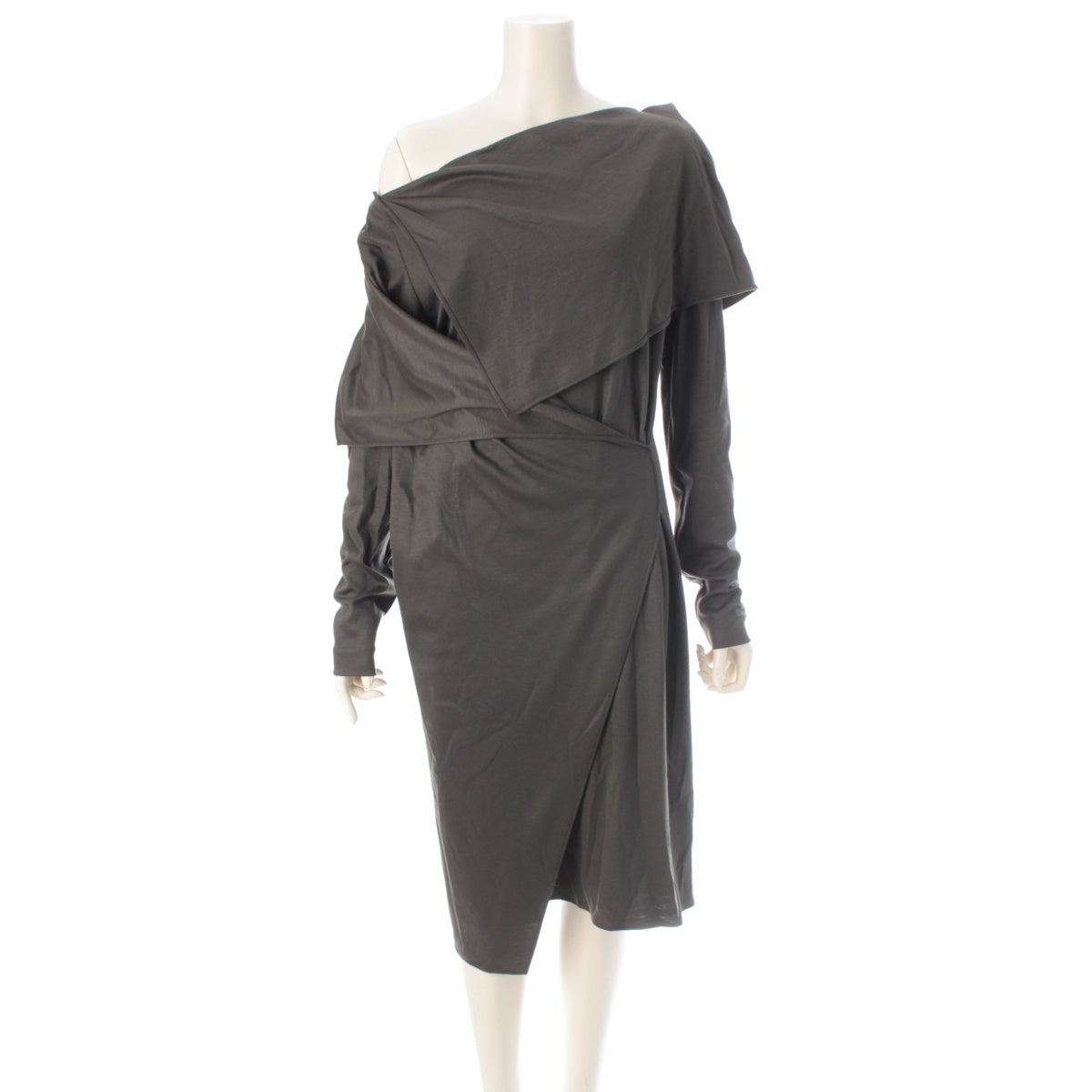 Maison Martin Margiela ① Wool nylon one piece S31CT0561 khaki