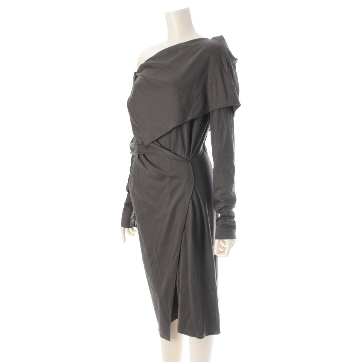 Maison Martin Margiela ① Wool nylon one piece S31CT0561 khaki
