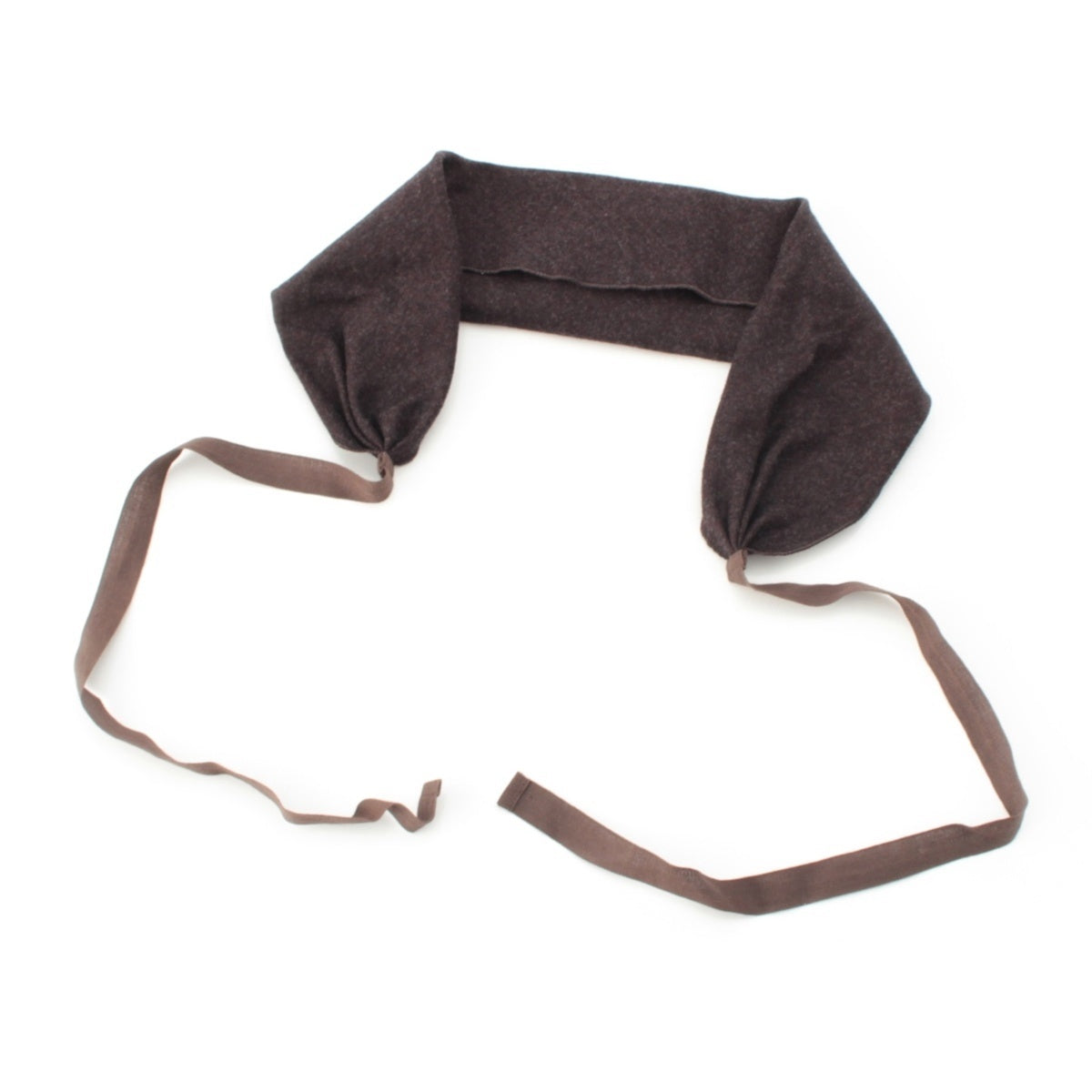 Maison Margiela wool Multi-band piece, detachable collar, wristband, bandeau top Fashion accessories S31UY0011 Brown