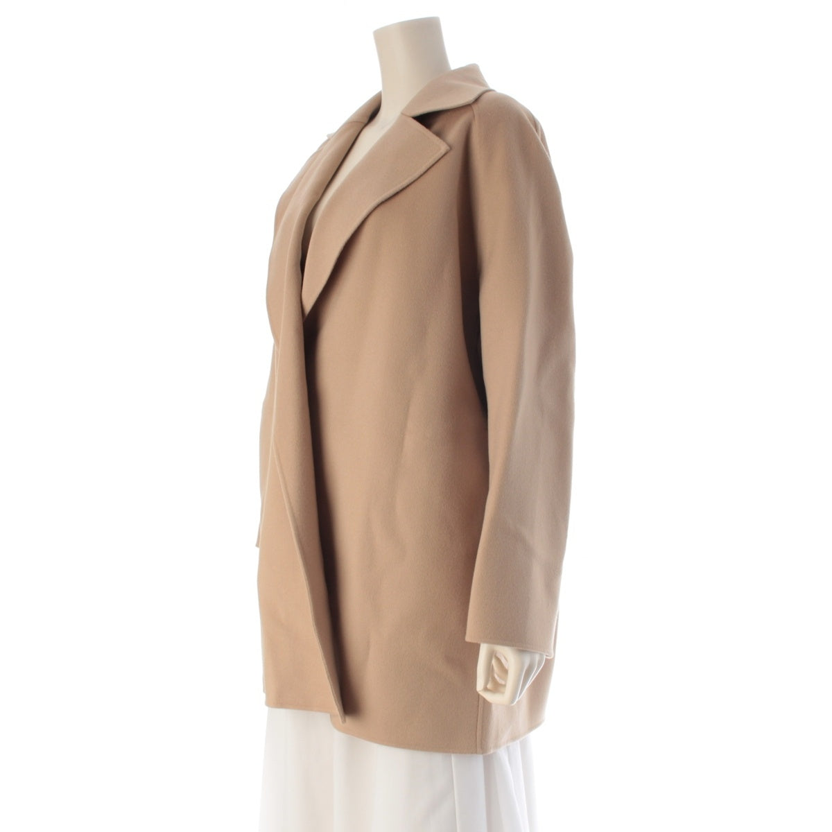 Drawer Aoyama Limited Edition 20th Anniversary wool cashmere Oversize tailored jacket coat 6525-299-0869 beige 36
