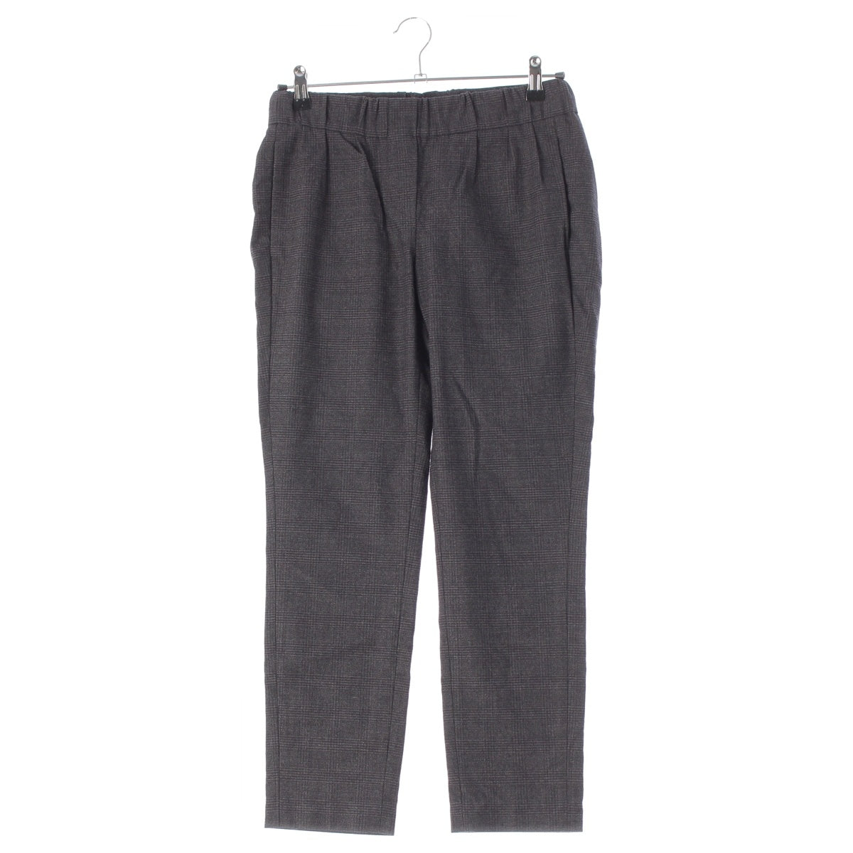 Brunello Cucinelli wool Check slacks Pants Bottoms gray 38