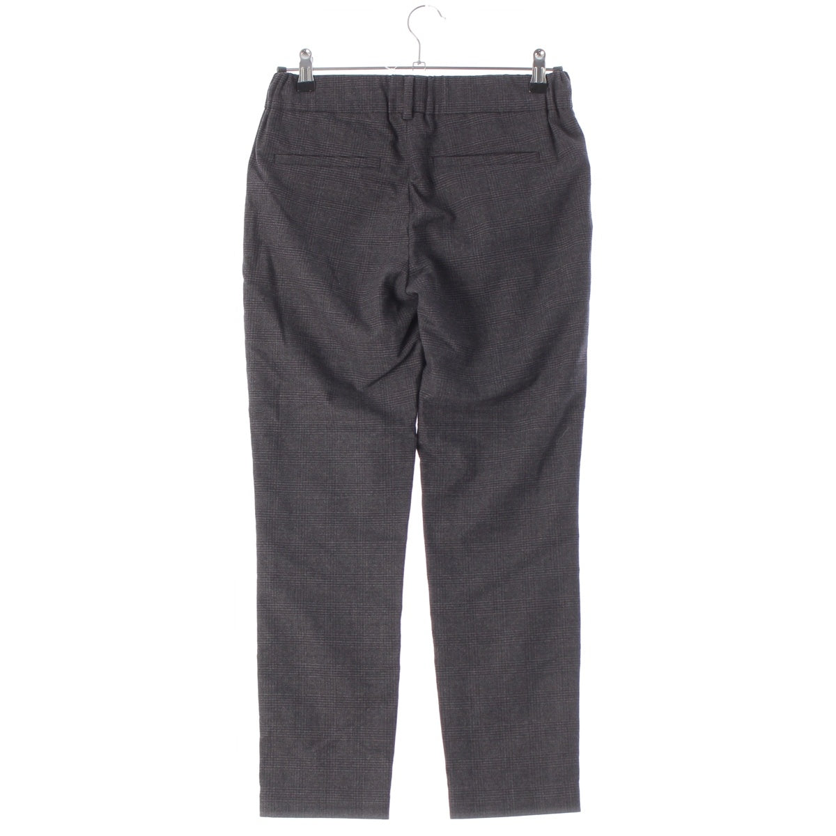 Brunello Cucinelli wool Check slacks Pants Bottoms gray 38