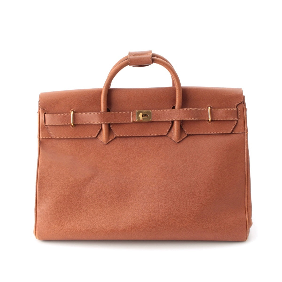GUCCI leather Birkin type Handbag 012.58.3812.10 Brown