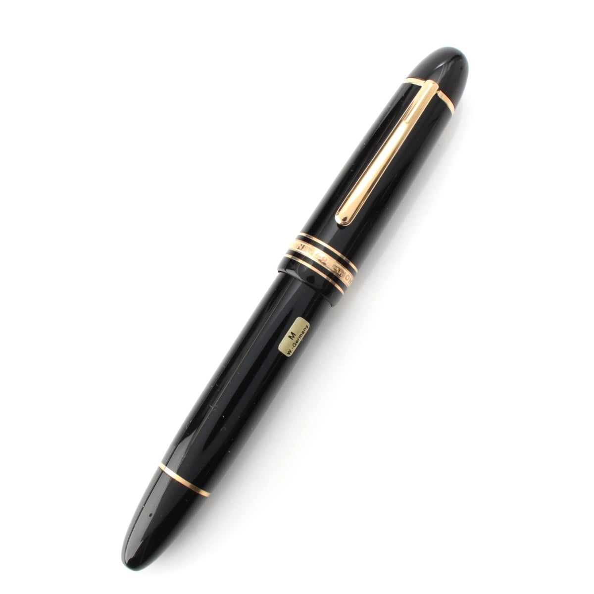 MONTBLANC Meisterstück 149 4810 Vintage W.GERMANY Pen, White Nib fountain pen M-shape 18K 750 black M