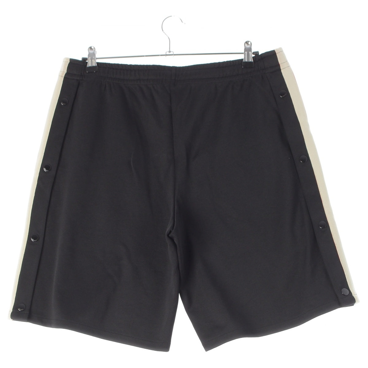 GUCCI Polyester cotton Technical jersey with side stripes Shorts 475355 black L