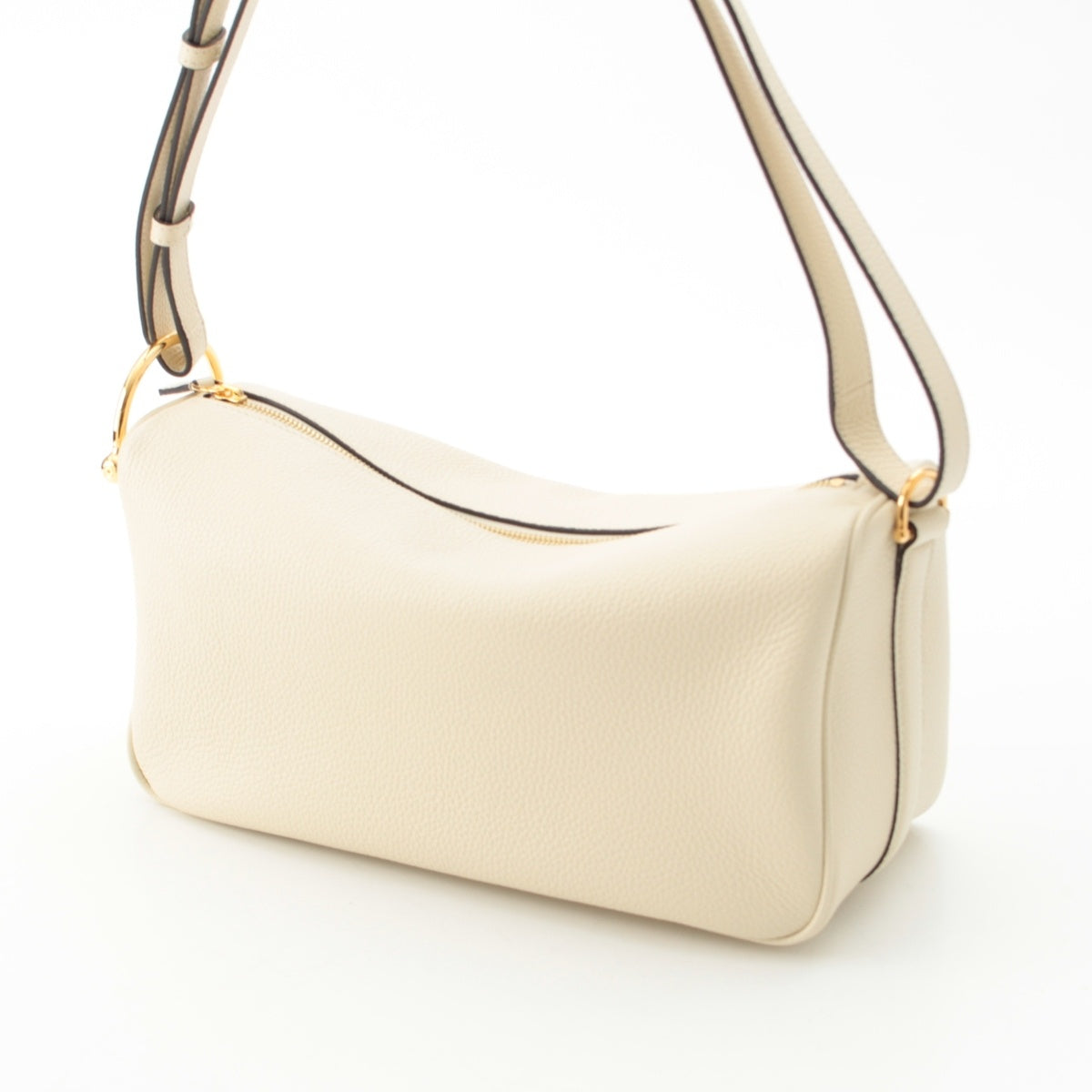 GUCCI Horsebit Half Horsebit Medium Shoulder Bag 860787 white