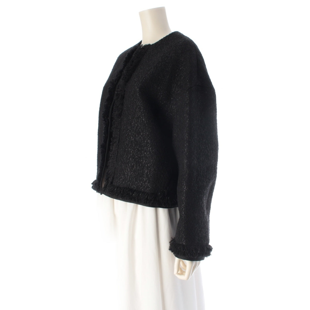 EAUVIRE Cotton wool Tweed Short No color jacket outer FGDVA15110 black 38
