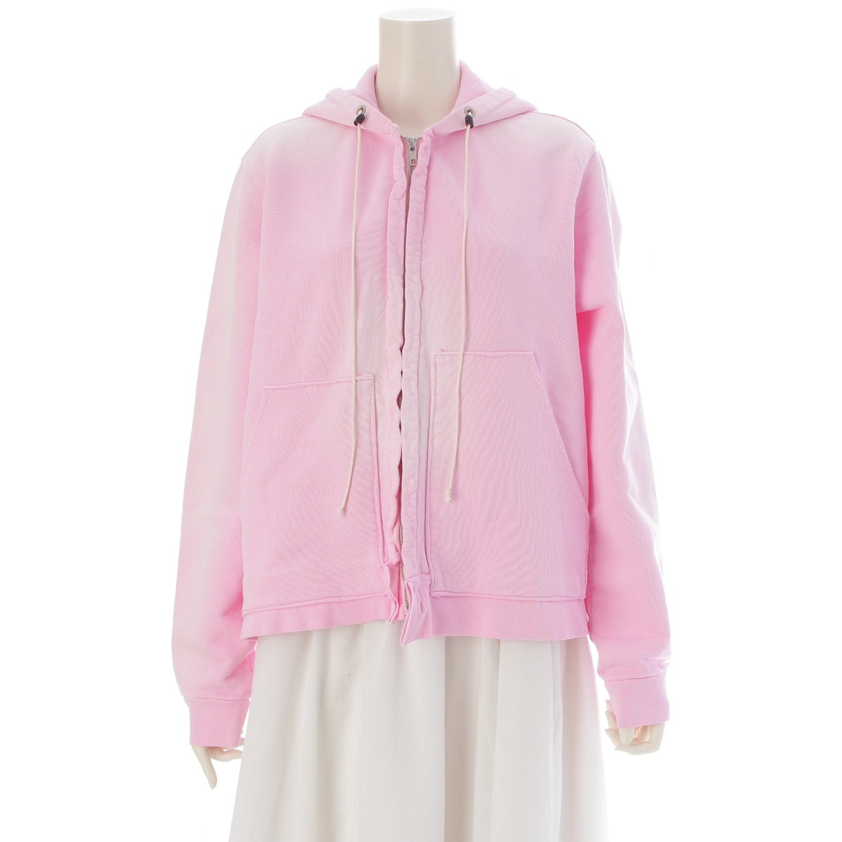 Camiel Fortgens cotton Zip-up, gradient finish Parker CF.19.02.01.01 pink M