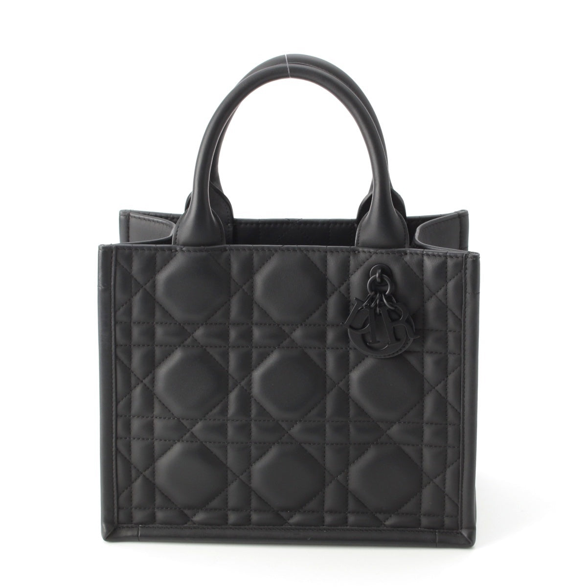 Christian Dior leather Microcannage Book Tote Bag M1325SLOI M900 So Black Small