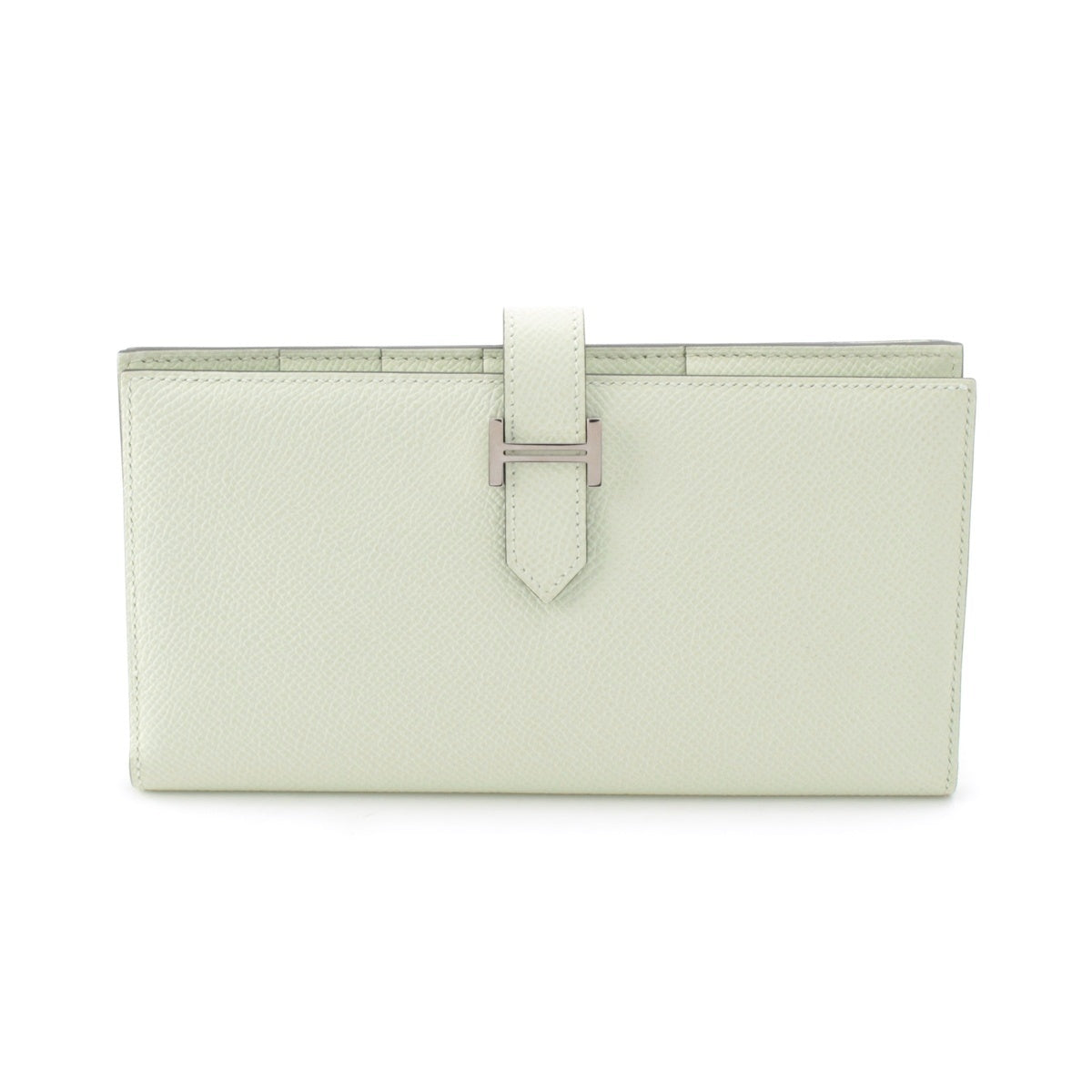 HERMES Bearnsfure Epsom Purse SilverMetal Veil Fizz