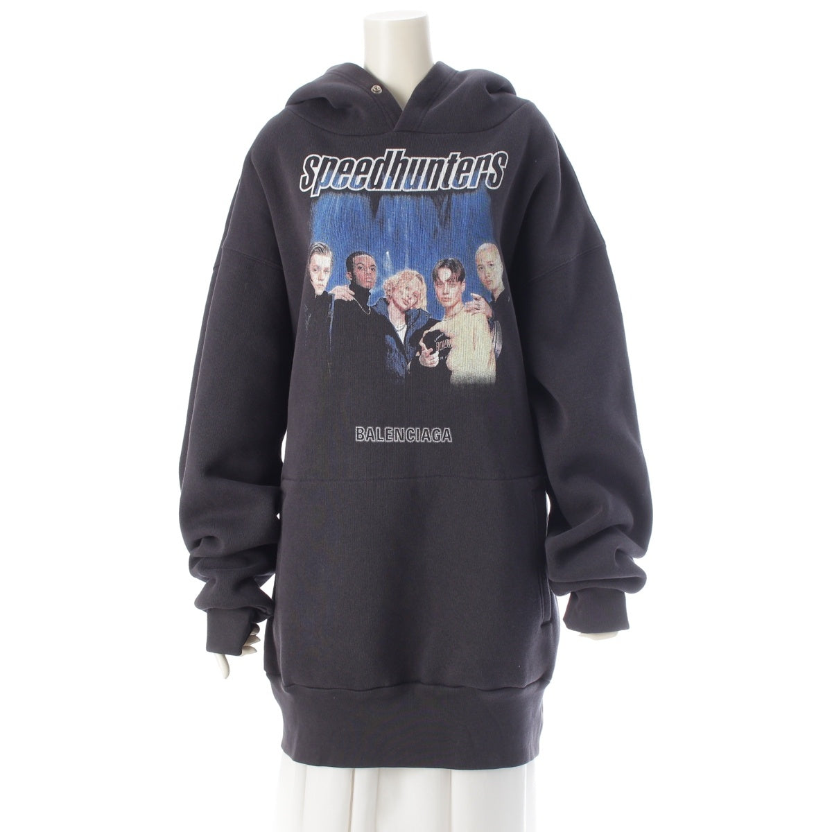 BALENCIAGA Demna Gvasalia Speedhunter Hoodie sweat 541871 black L