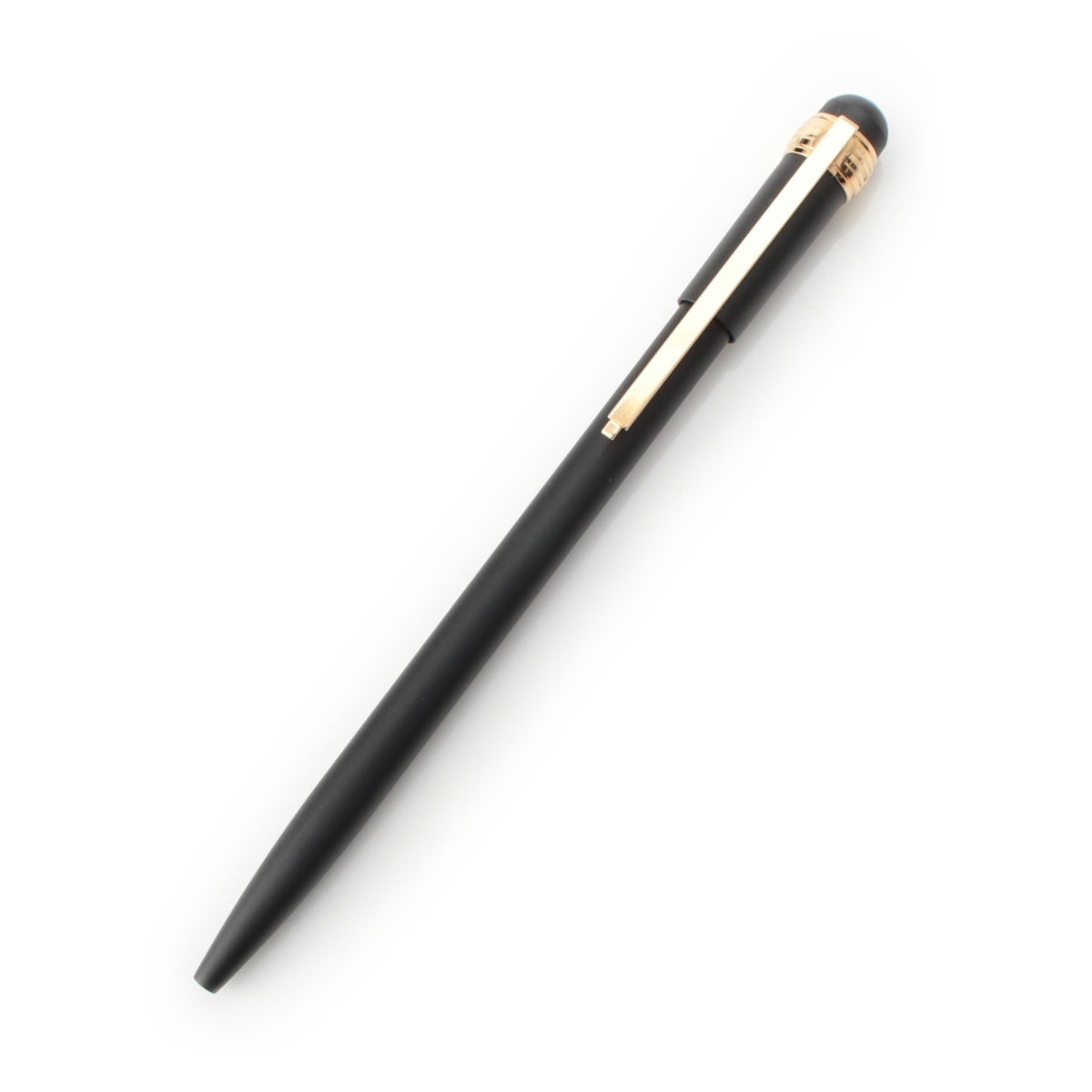 MONTBLANC Brass base metal shaft Senior Retractable Rollerball Pen Ballpoint pen black