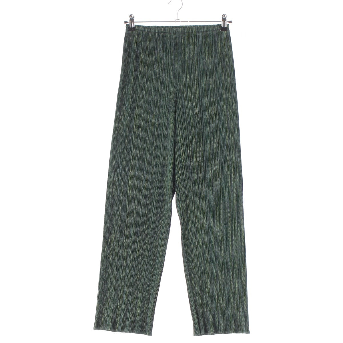 PLEATS PLEASE ISSEY Pleated Tapered Pants PP74-JF843 green 3