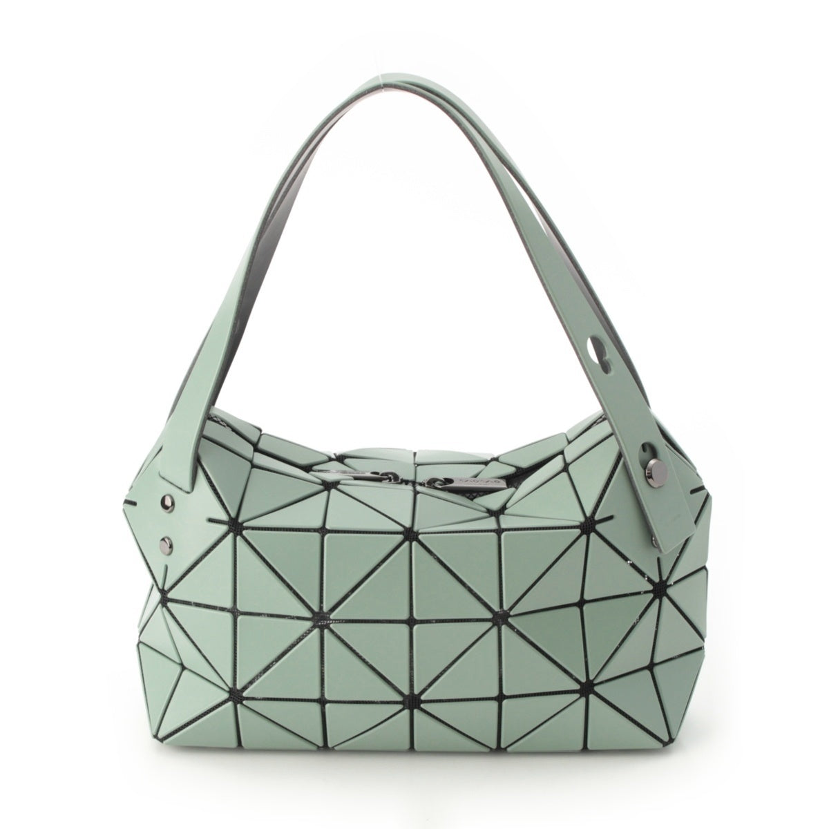 BAO BAO ISSEY MIYAKE BOSTON BIG PVC Handbag BB56 AG481 khaki