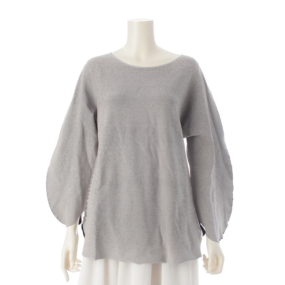 PLEATS PLEASE Nylon Long sleeve tops PP43KT923 Gray black